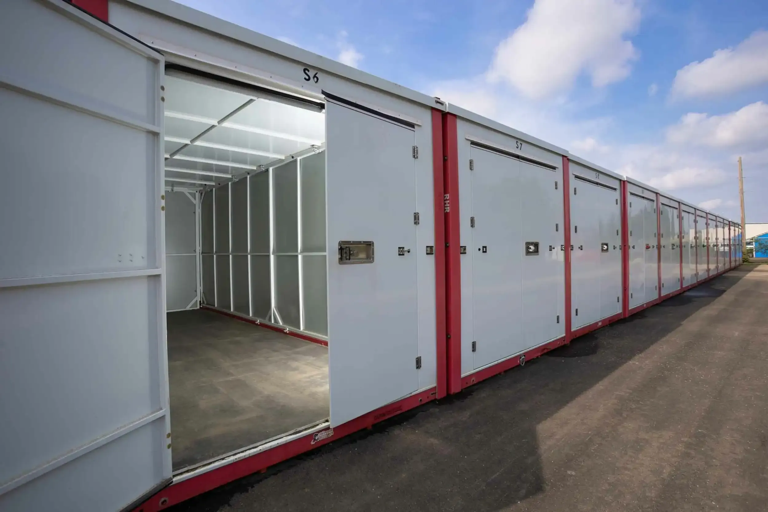 open storage units