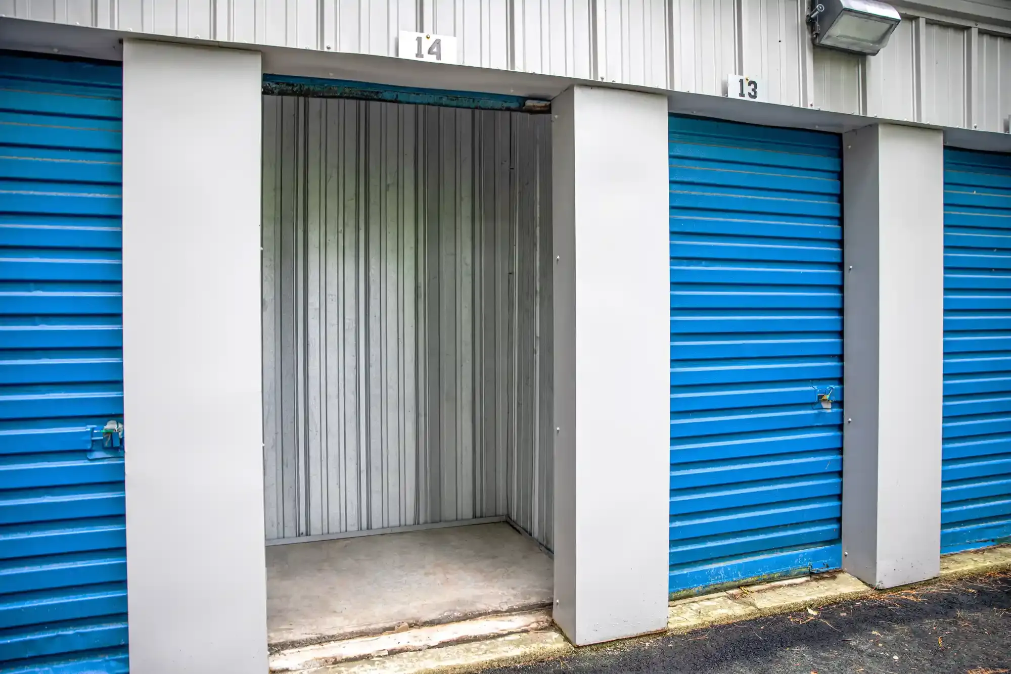 Inside of a storage unit