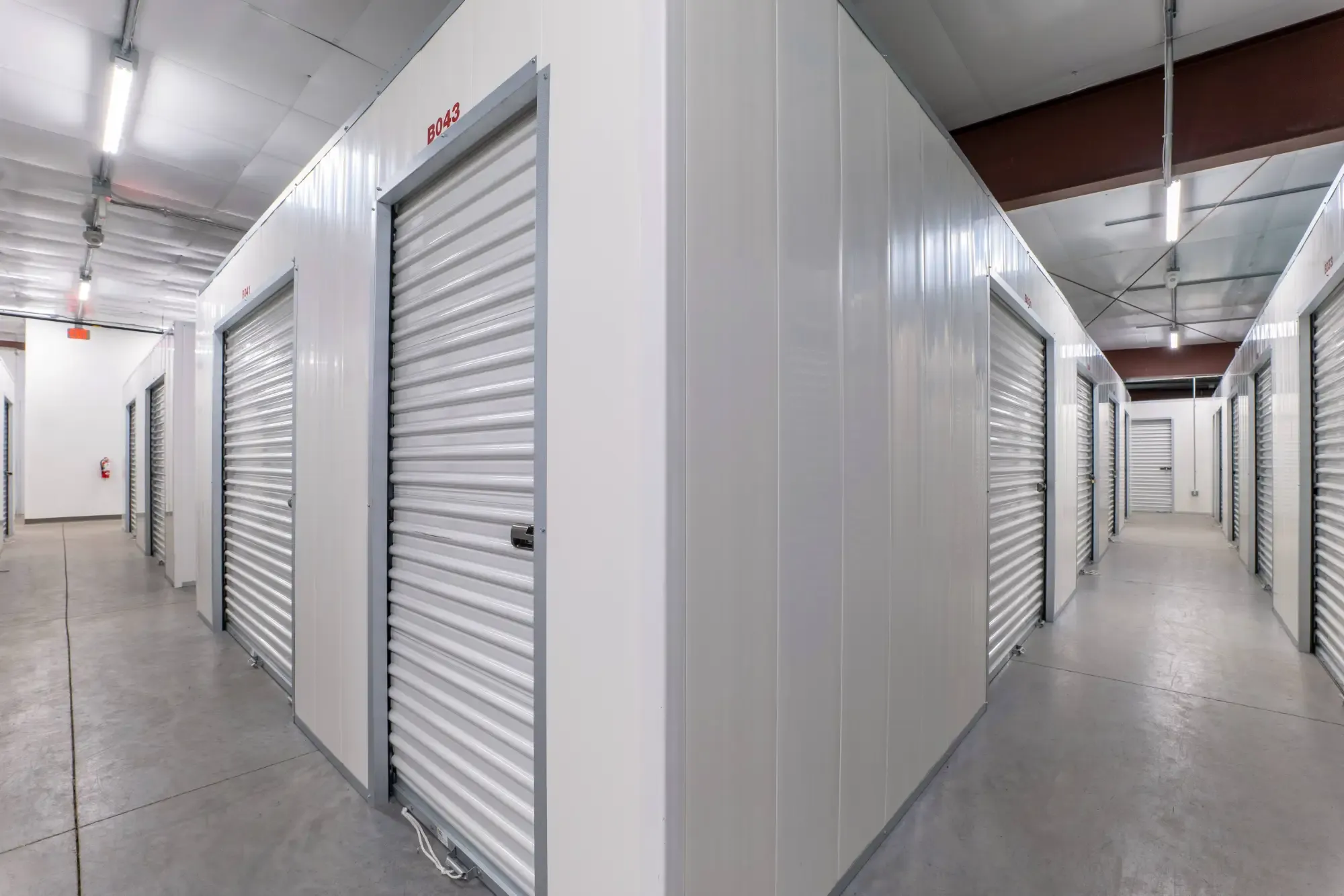 Small interior storage units.
