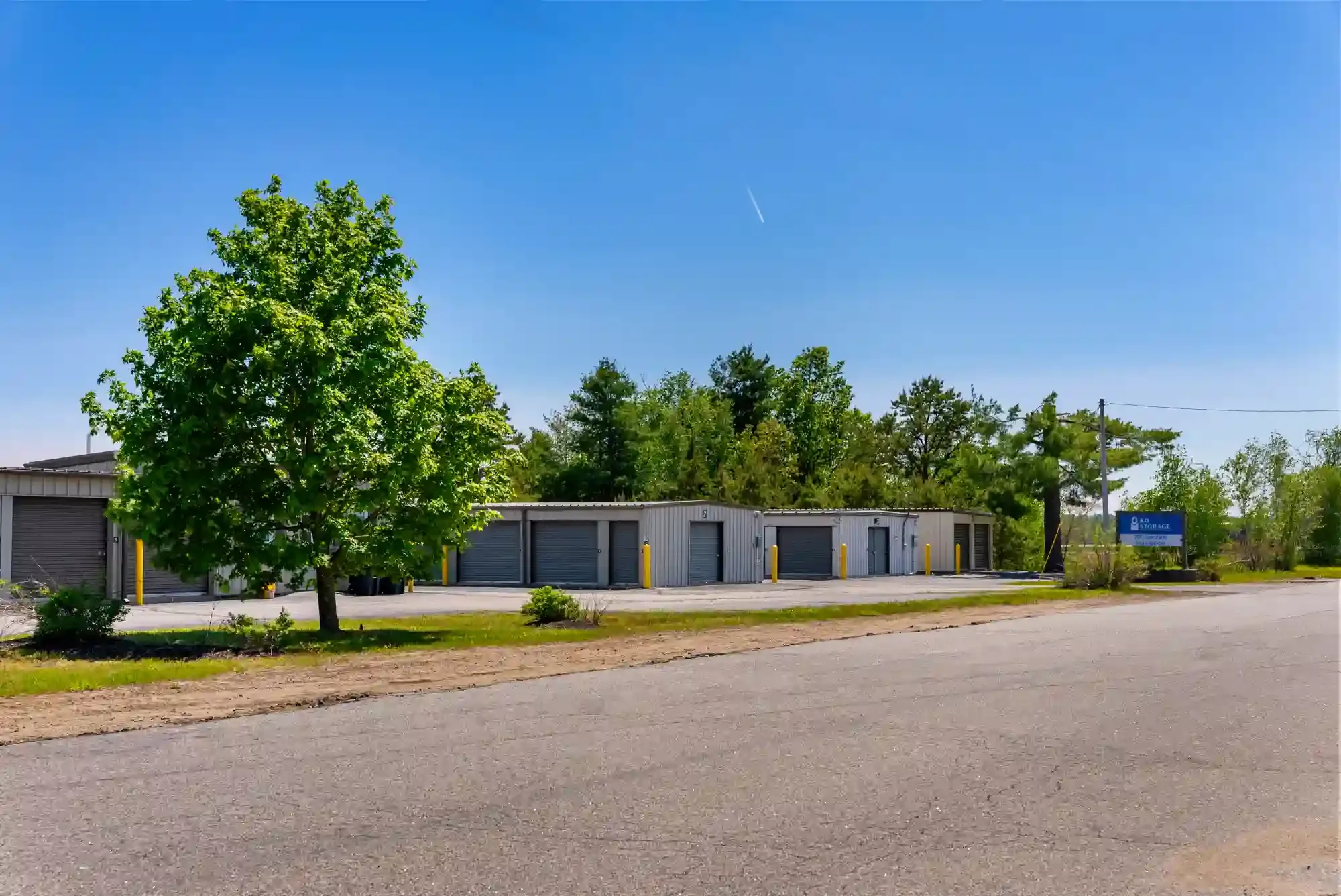 Street view of storage facility