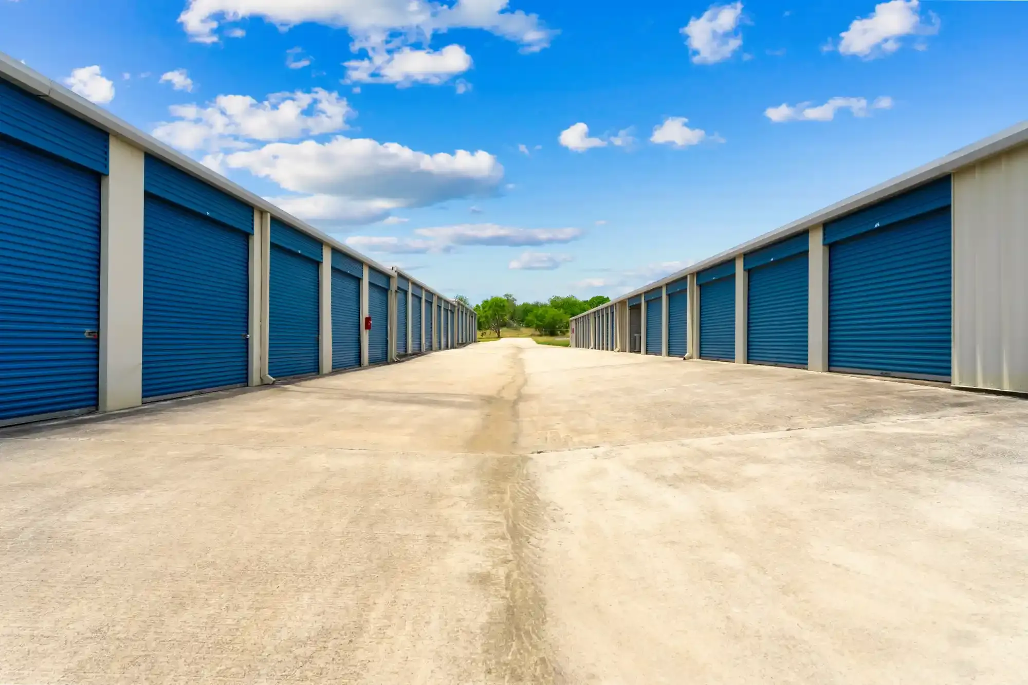 Drive up storage units