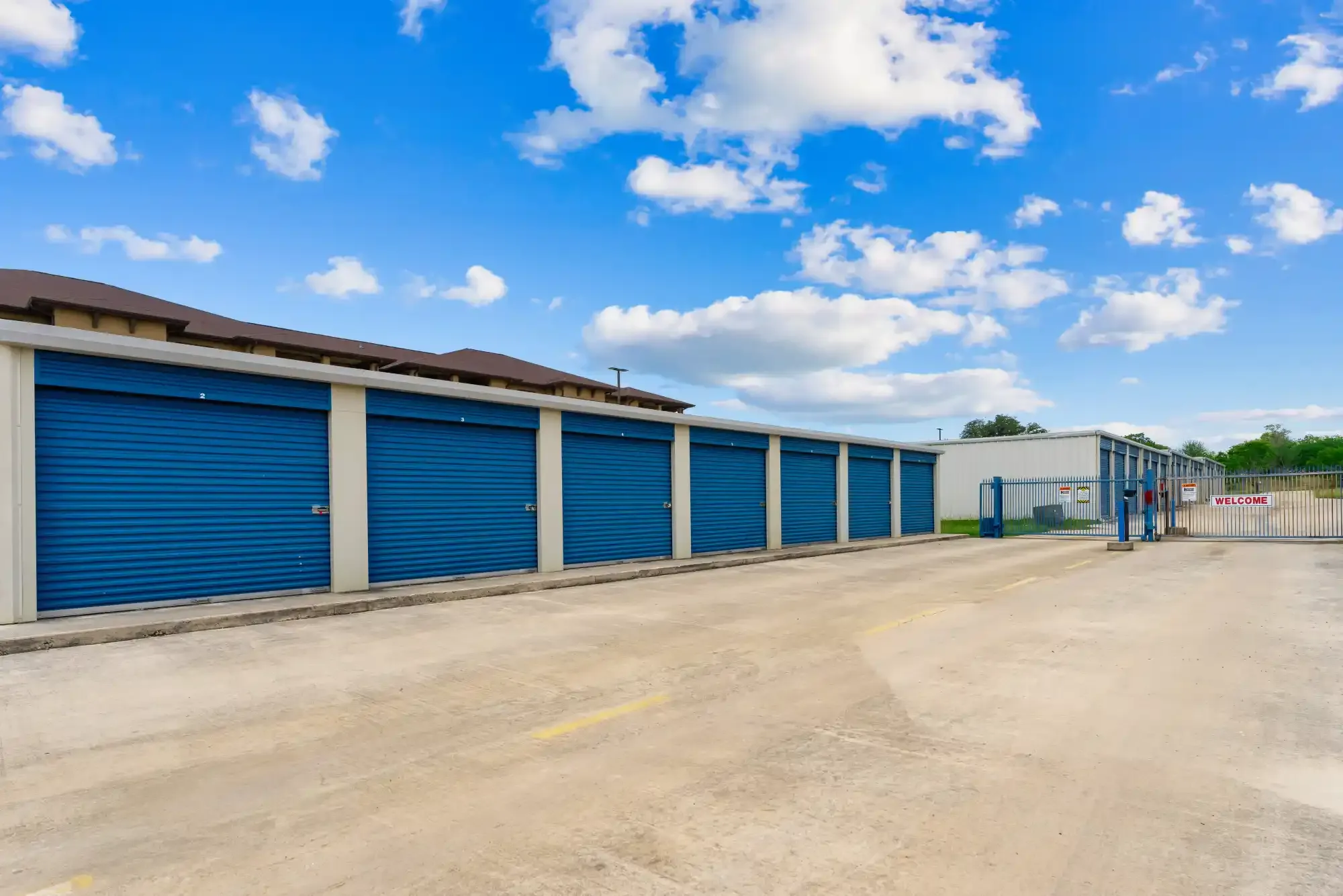 Drive up storage units
