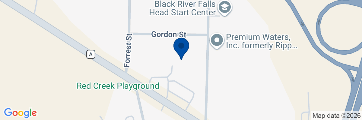 Map showing facility locations