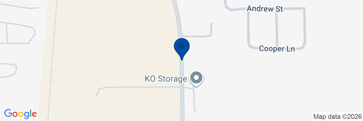 Map showing facility locations