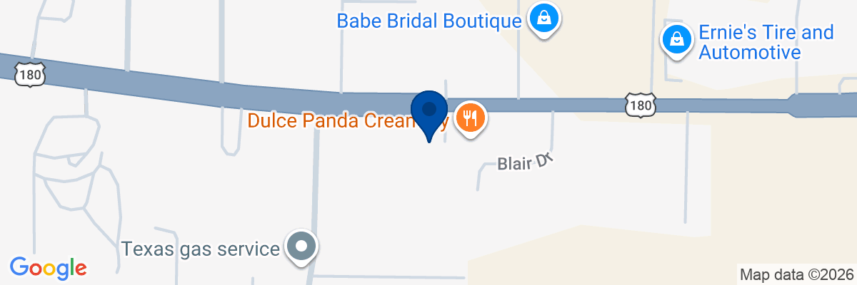 Map showing facility locations