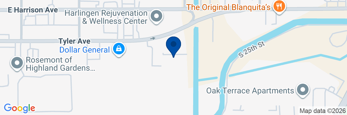 Map showing facility locations