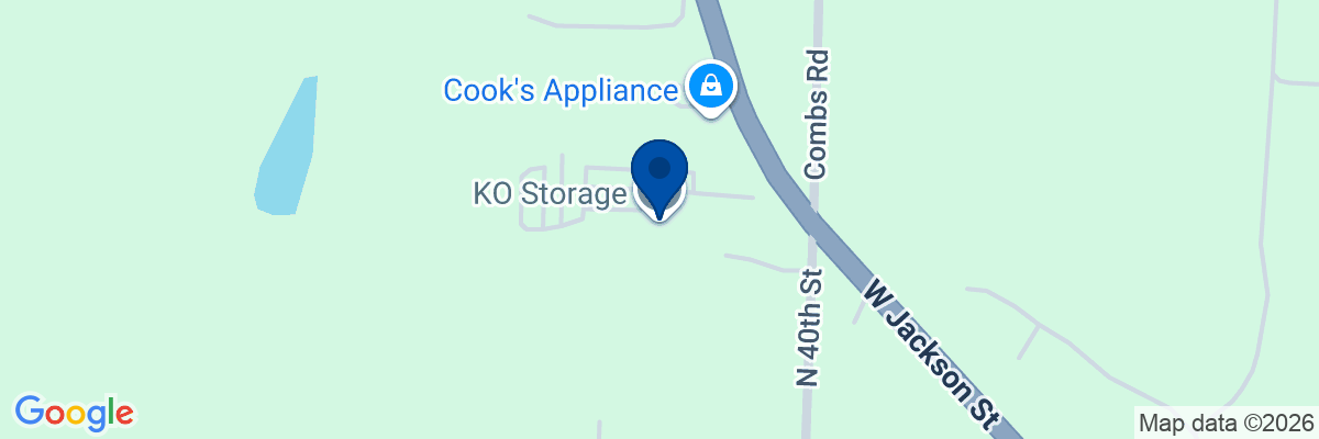 Map showing facility locations