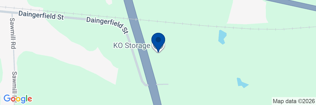Map showing facility locations