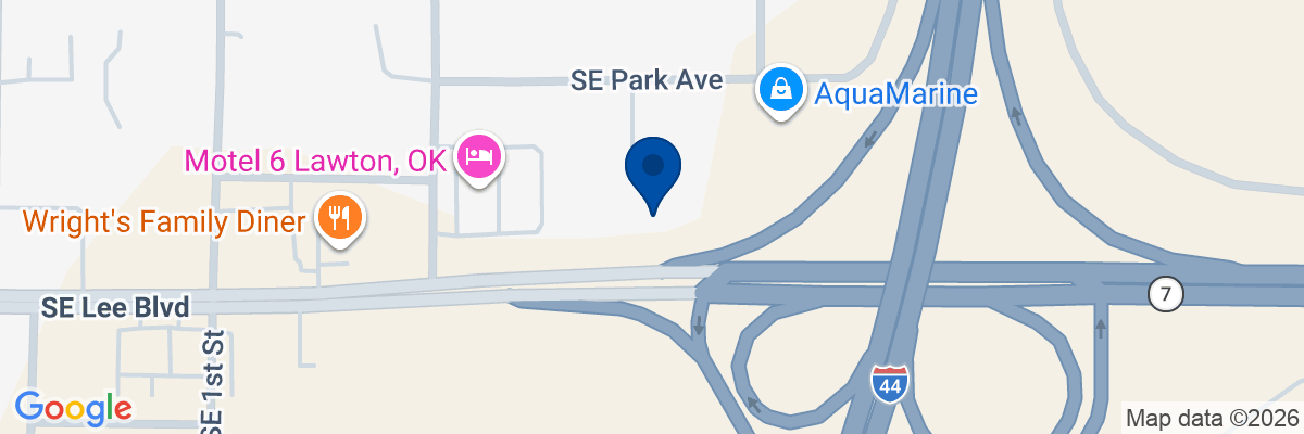 Map showing facility locations