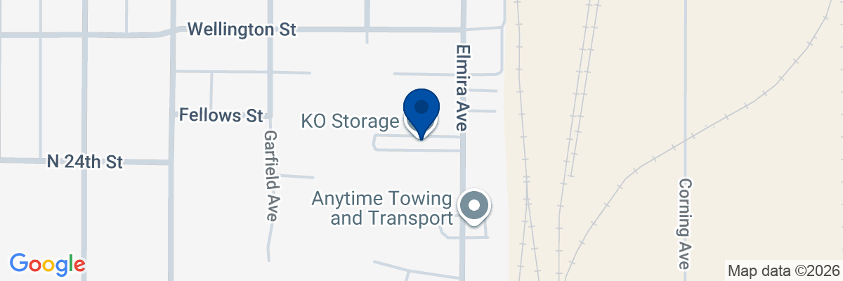 Map showing facility locations