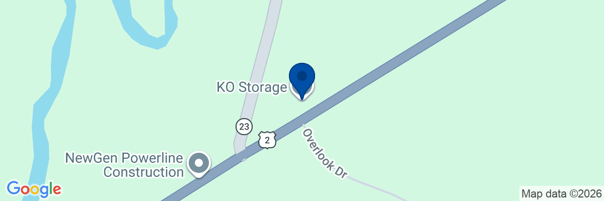 Map showing facility locations