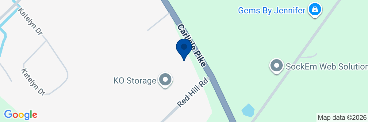 Map showing facility locations