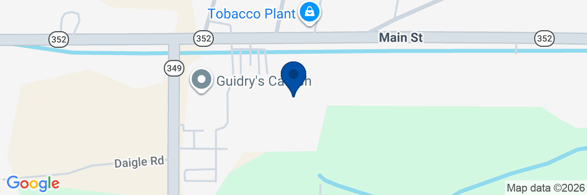 Map showing facility locations