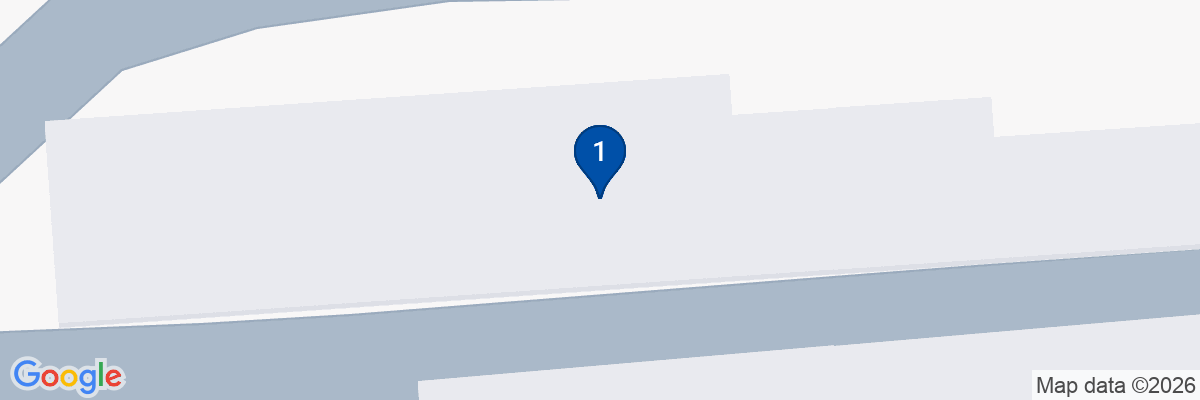 Map showing facility locations