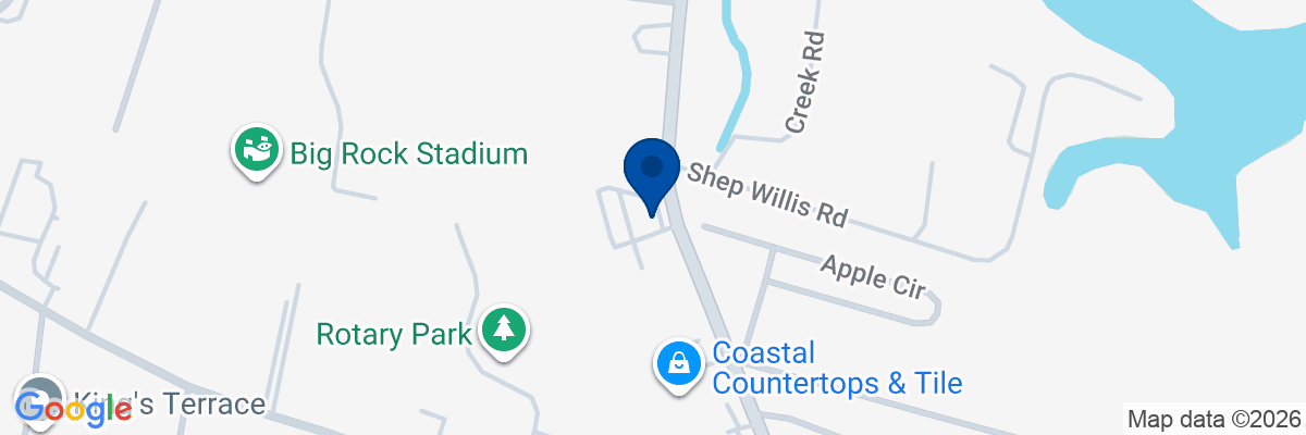 Map showing facility locations