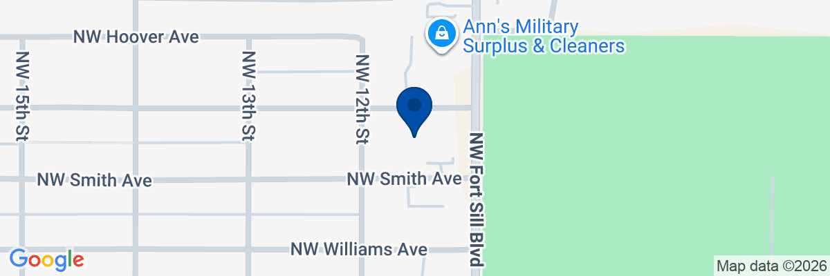 Map showing facility locations