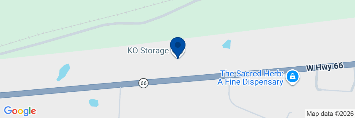 Map showing facility locations
