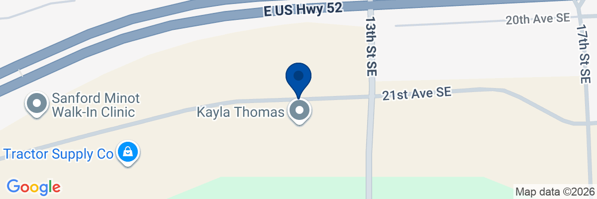 Map showing facility locations