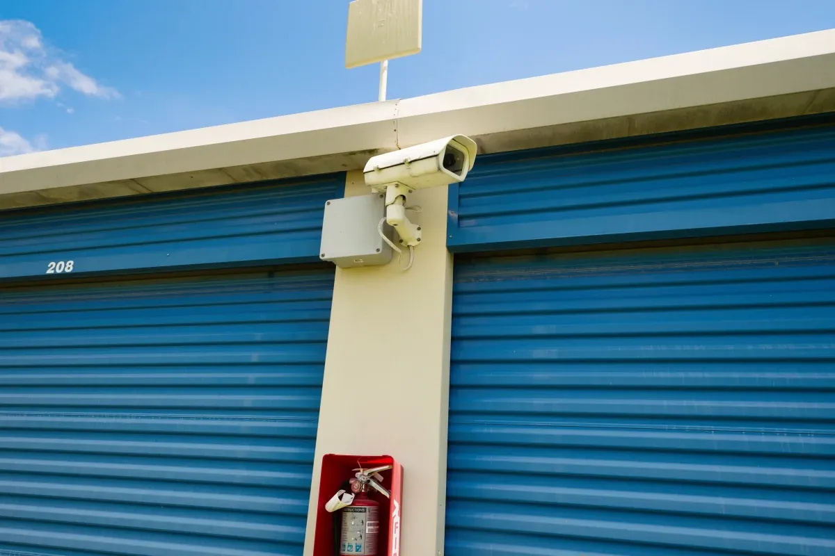 Security camera for facility