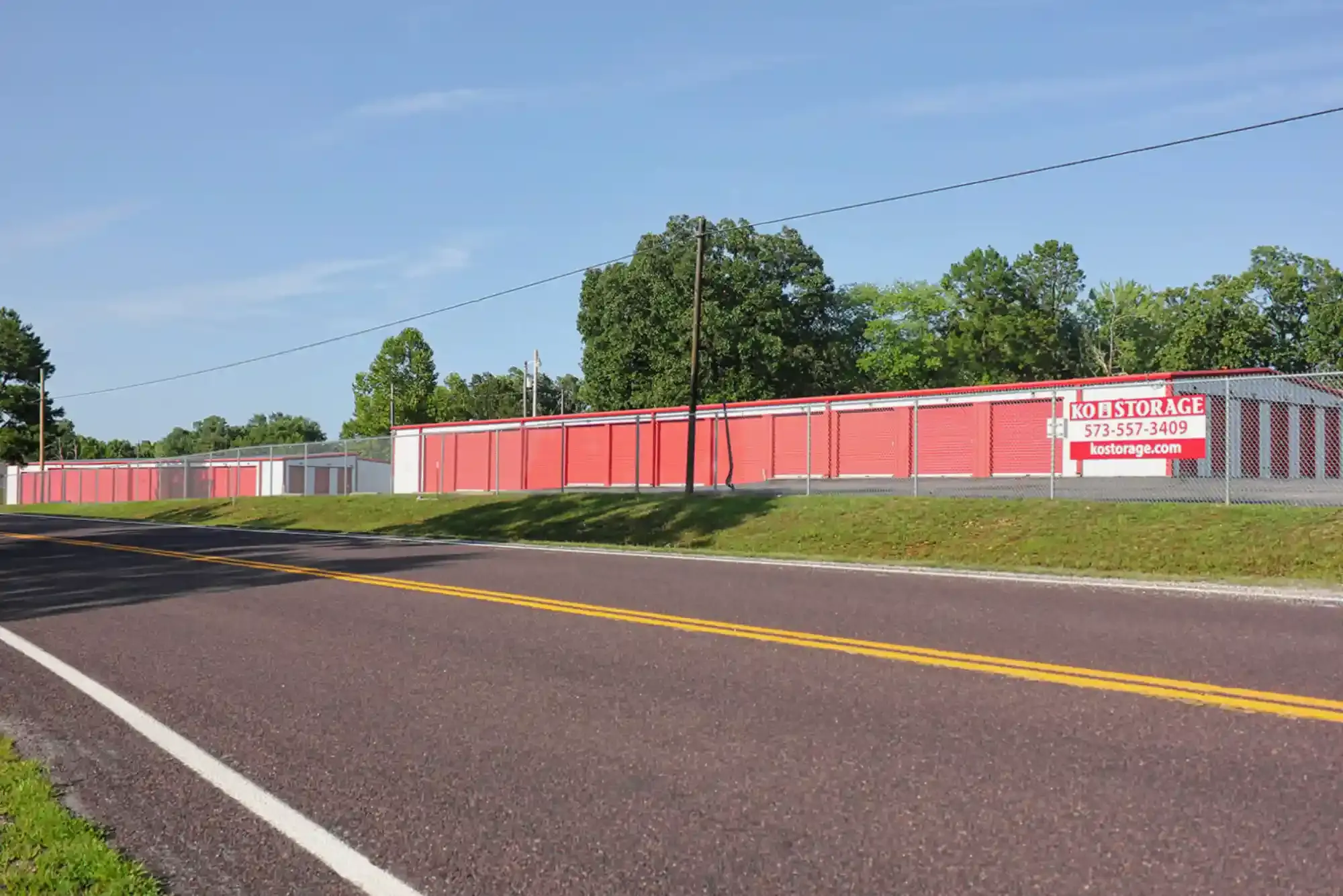 Security gate at KO Storage