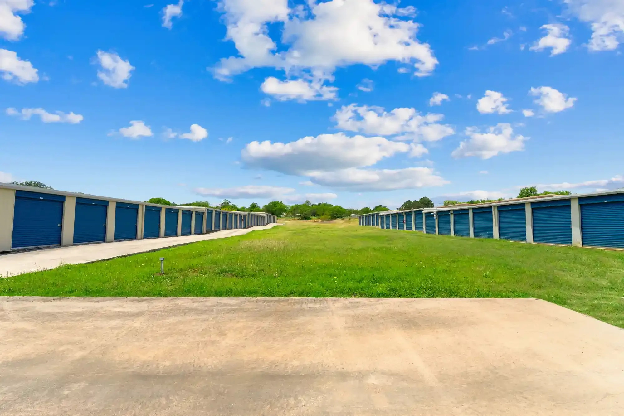 Drive up storage units