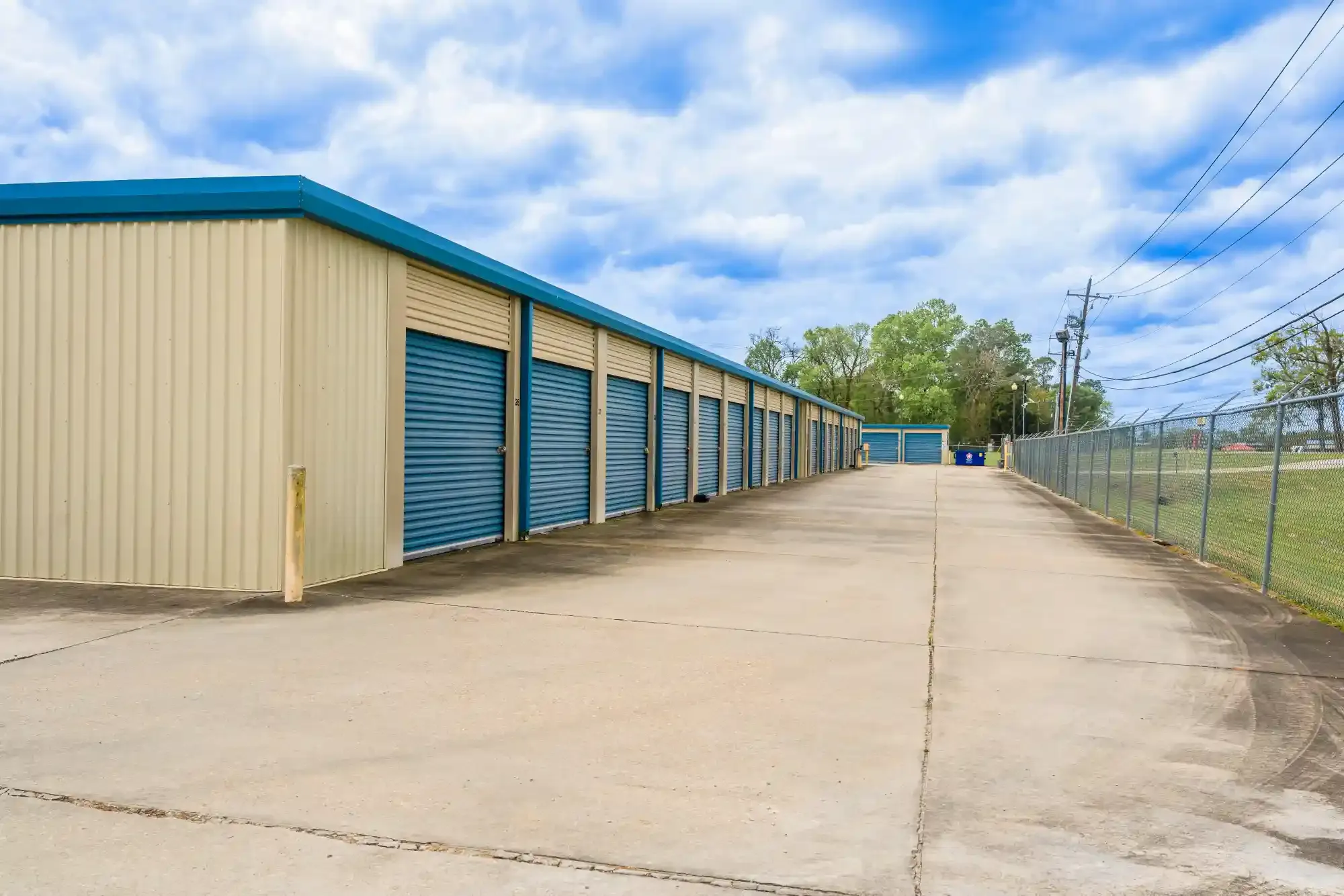 Drive up storage units