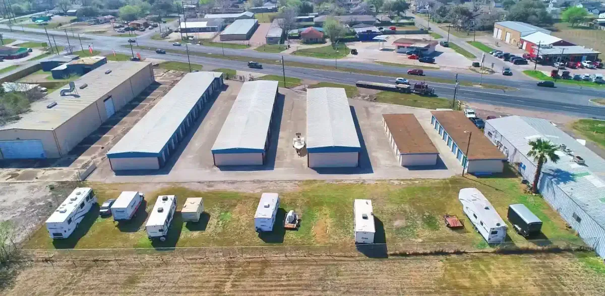 Aerial view of KO Storage