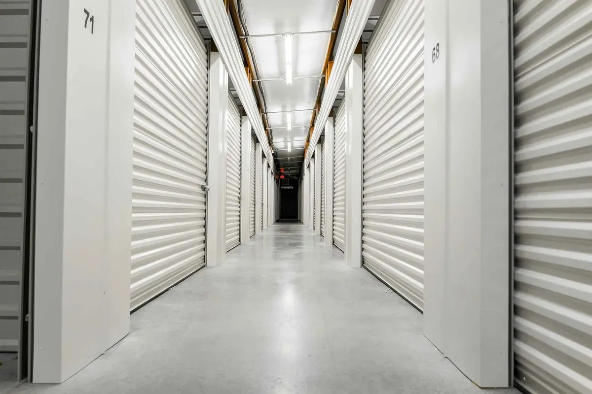 Indoor storage units at KO Storage