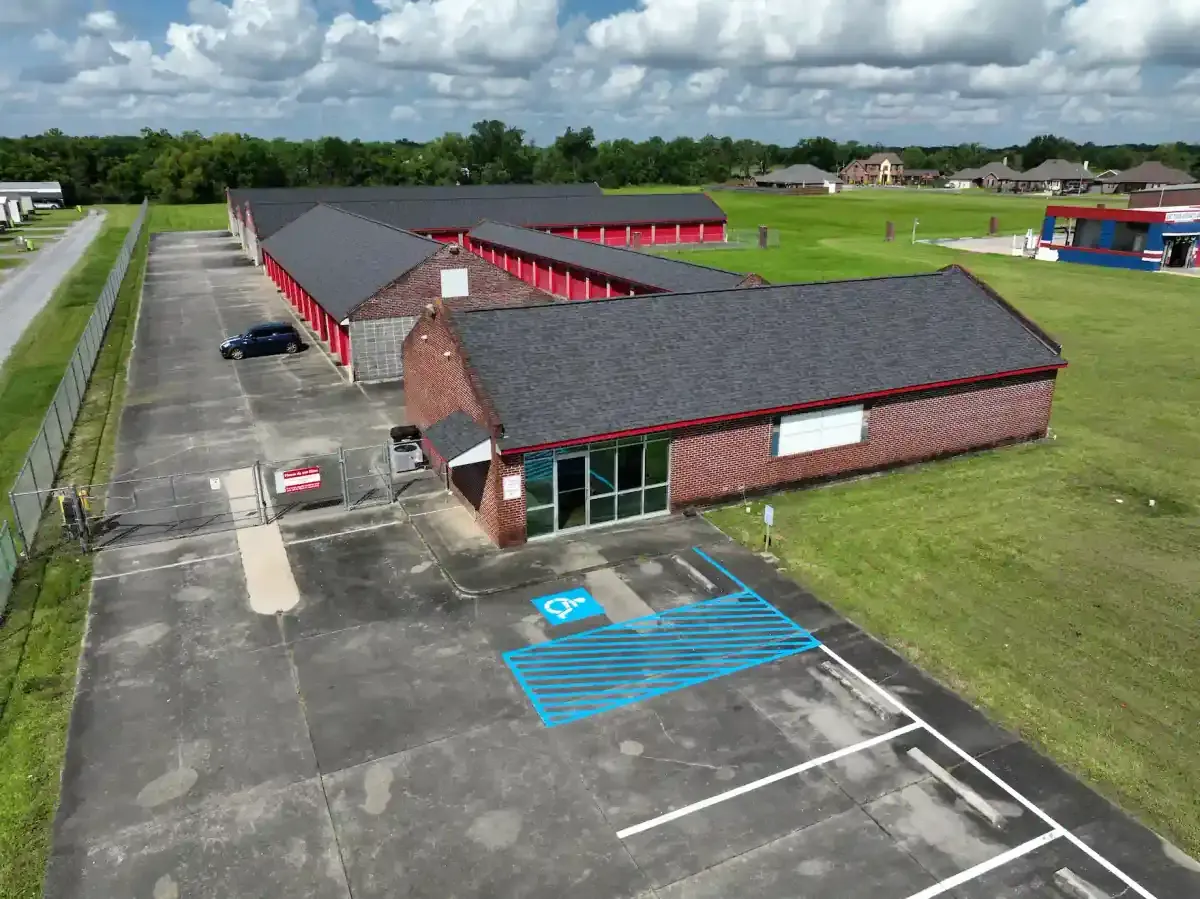 Aerial view of KO Storage