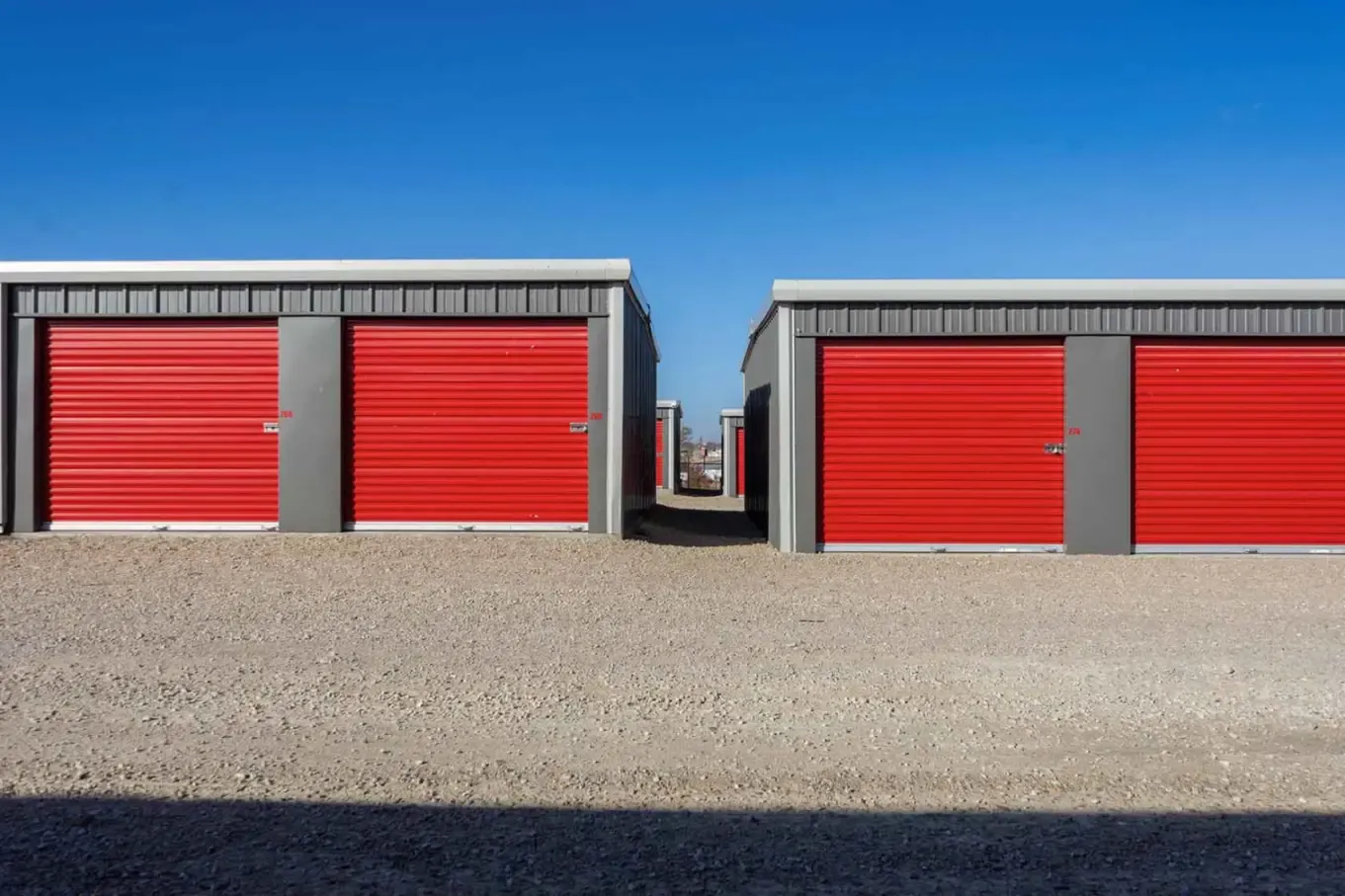 Drive up storage units