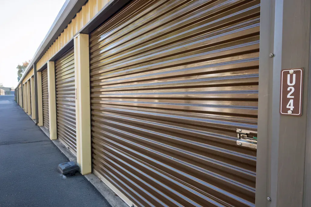 storage unit door