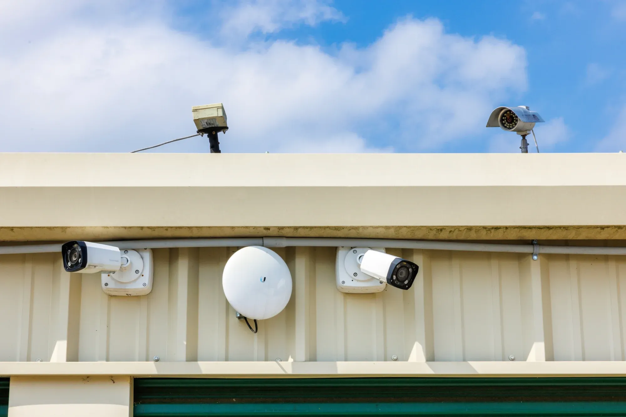 Security camera for facility