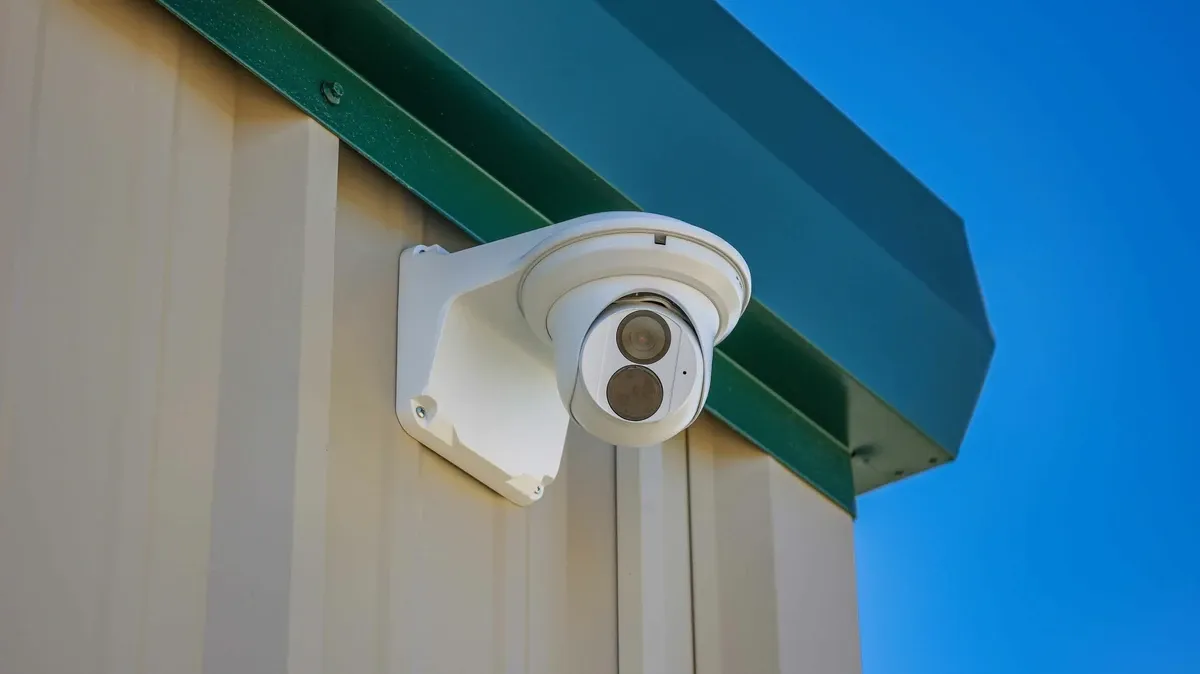 Security camera for facility
