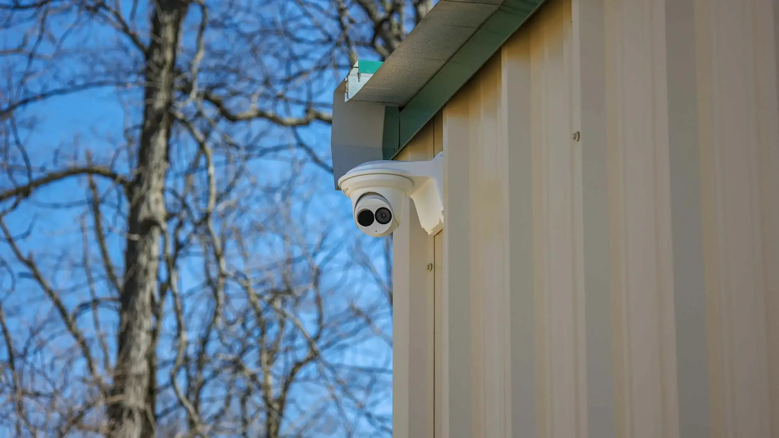 Security camera for facility