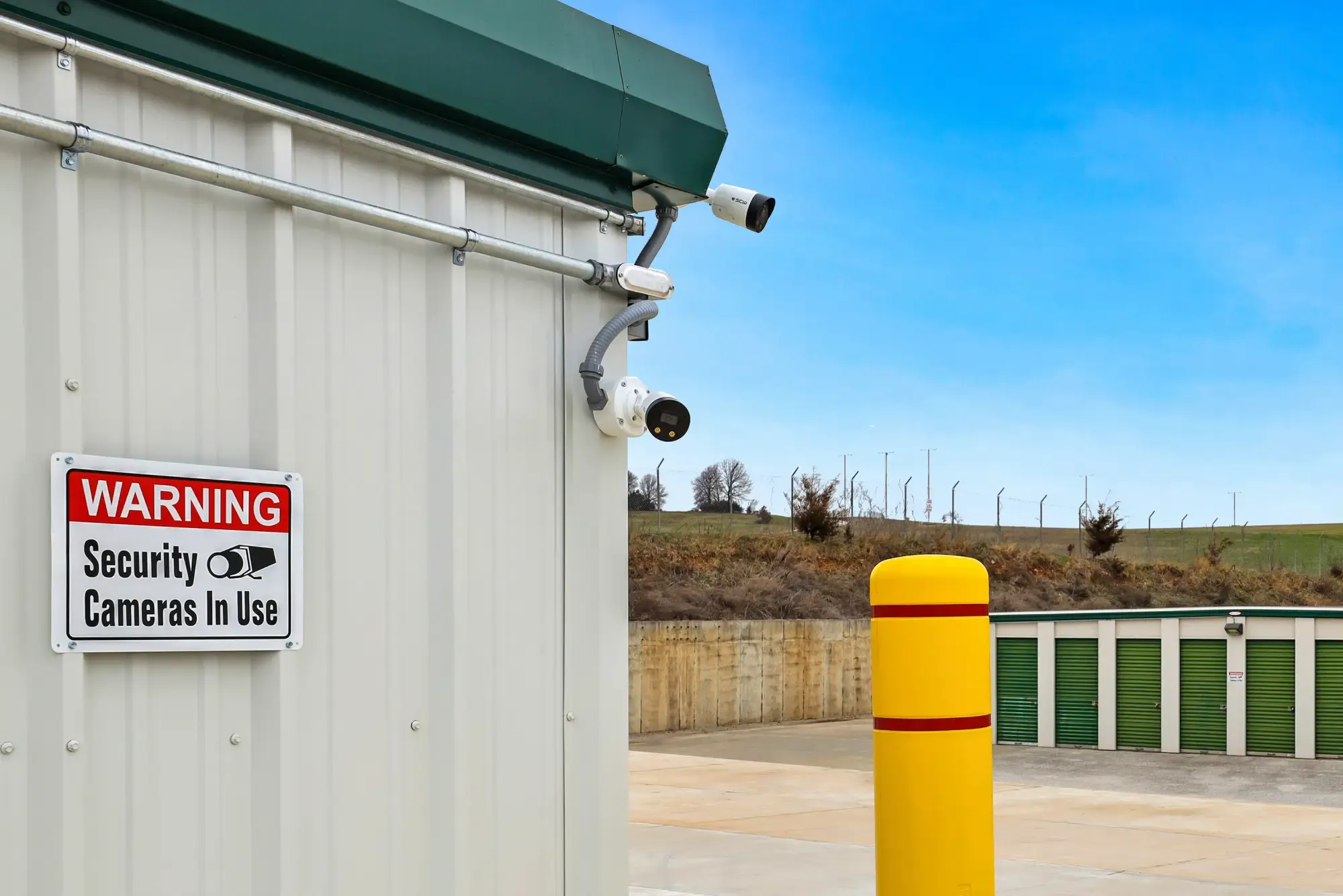 Security camera for facility
