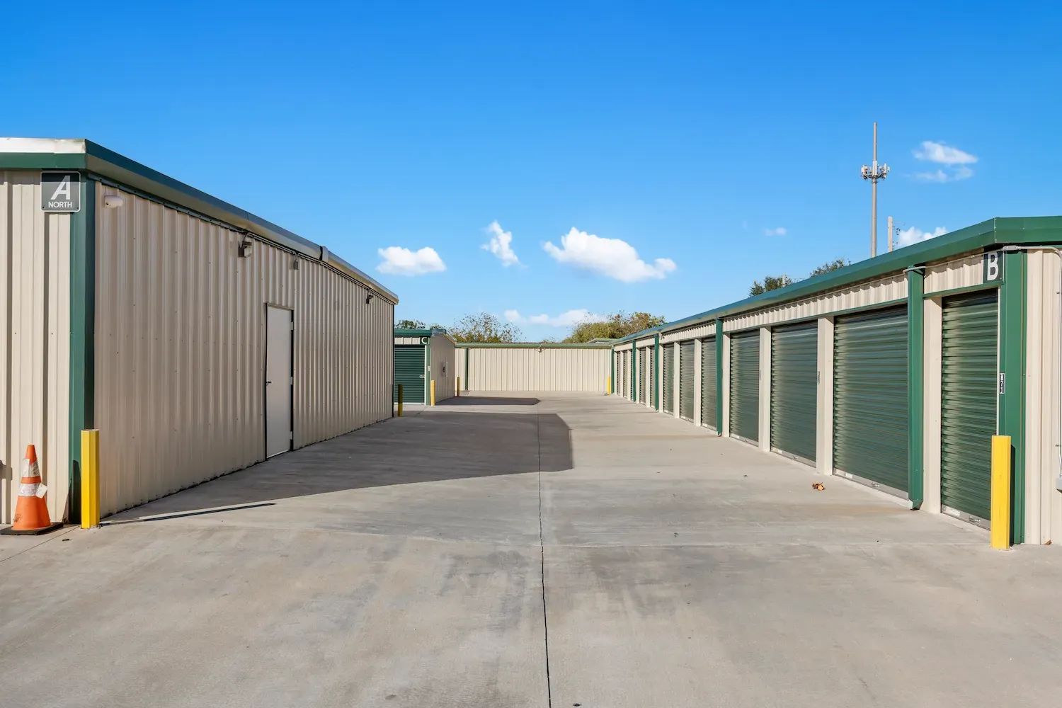 Storage facility exterior