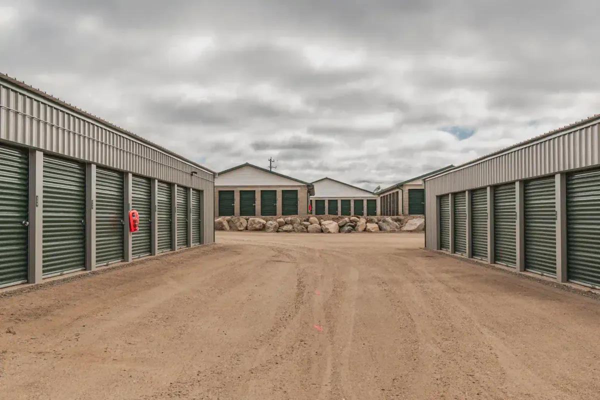 outside facility dirt road