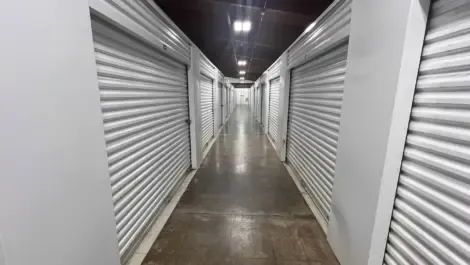 Indoor large storage units at KO Storage Facility of Topeka on S Kansas Ave