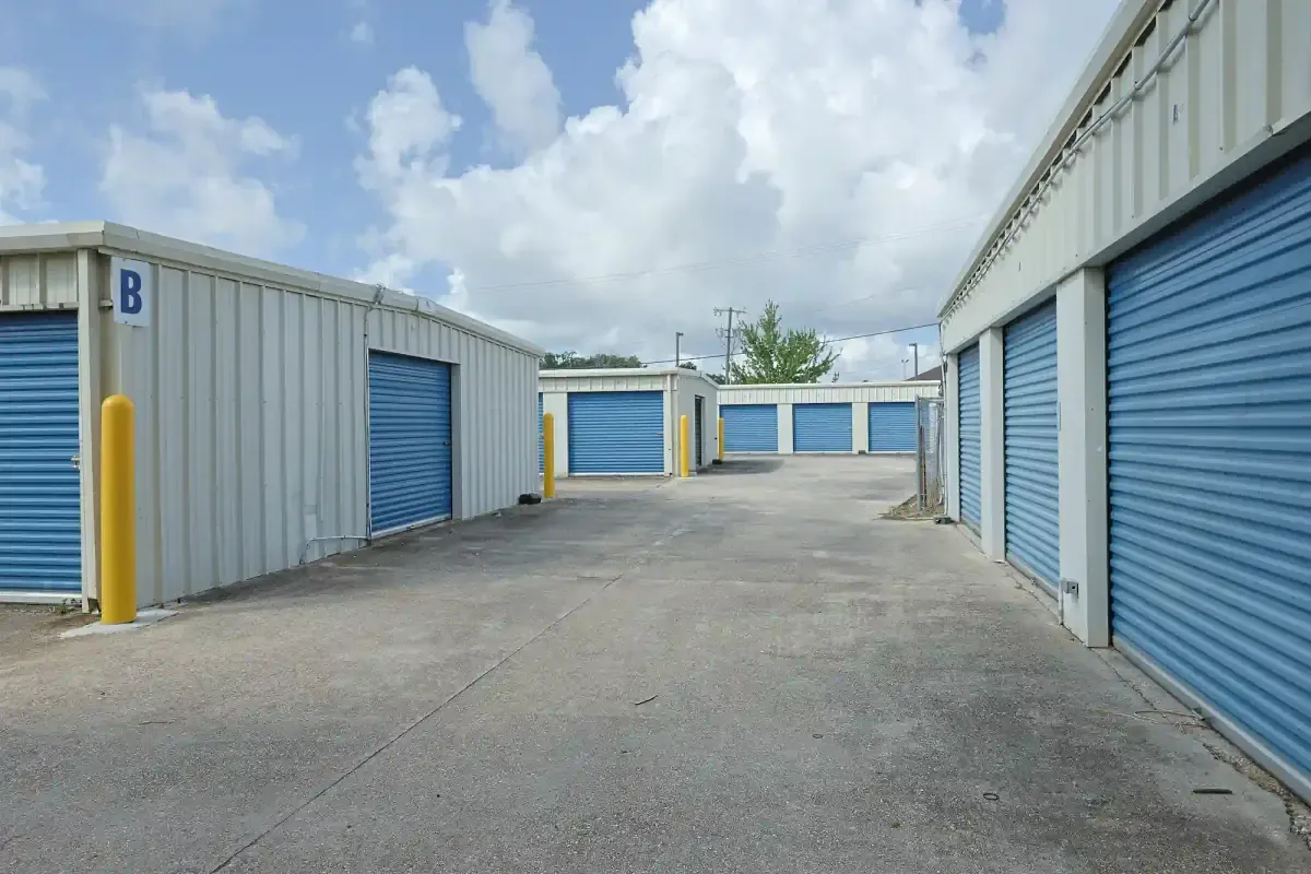 Several unit buildings.