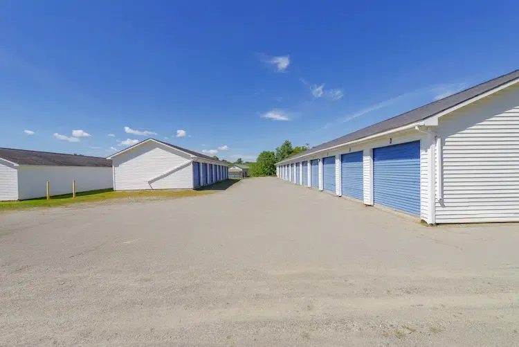 A smaller storage unit building.