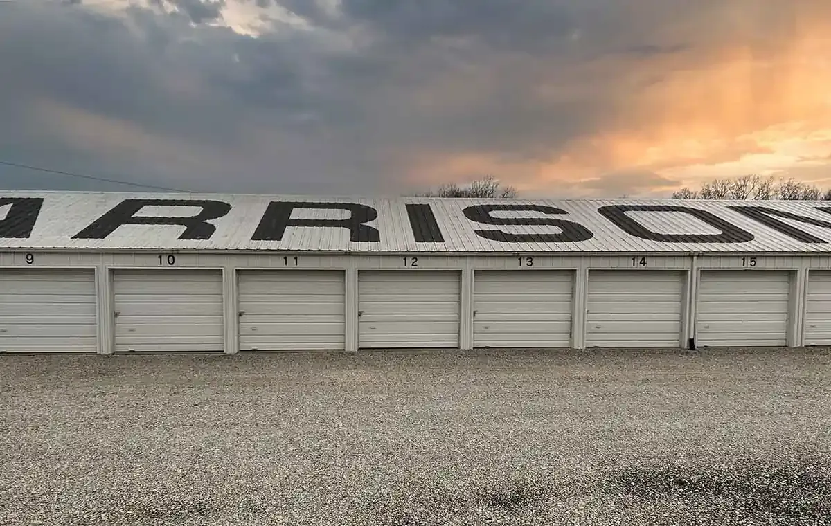 Storage units 9 through 15.
