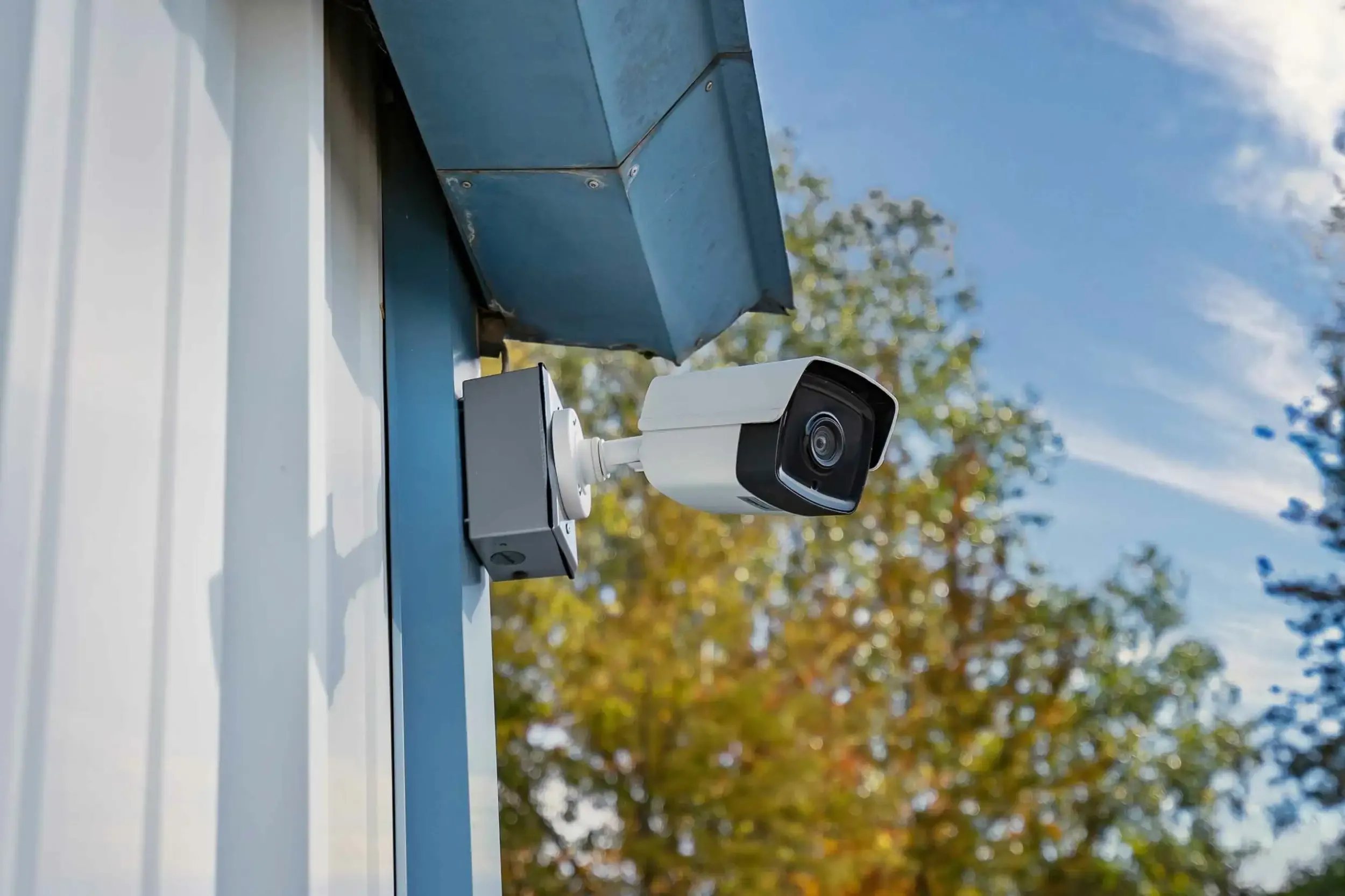 A security camera at the Kathryn facility.